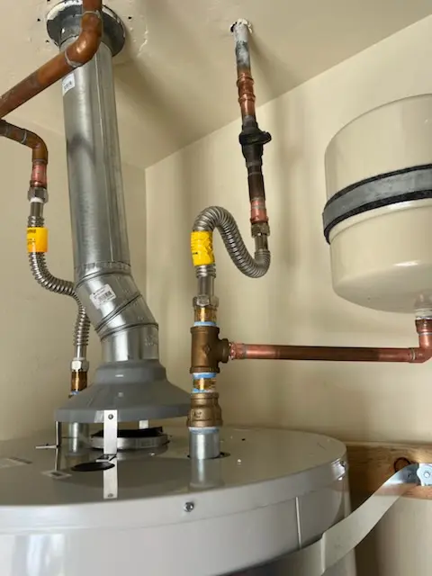 Water heater installation and plumbing repair in Peaceful Valley